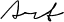 text signature for Art