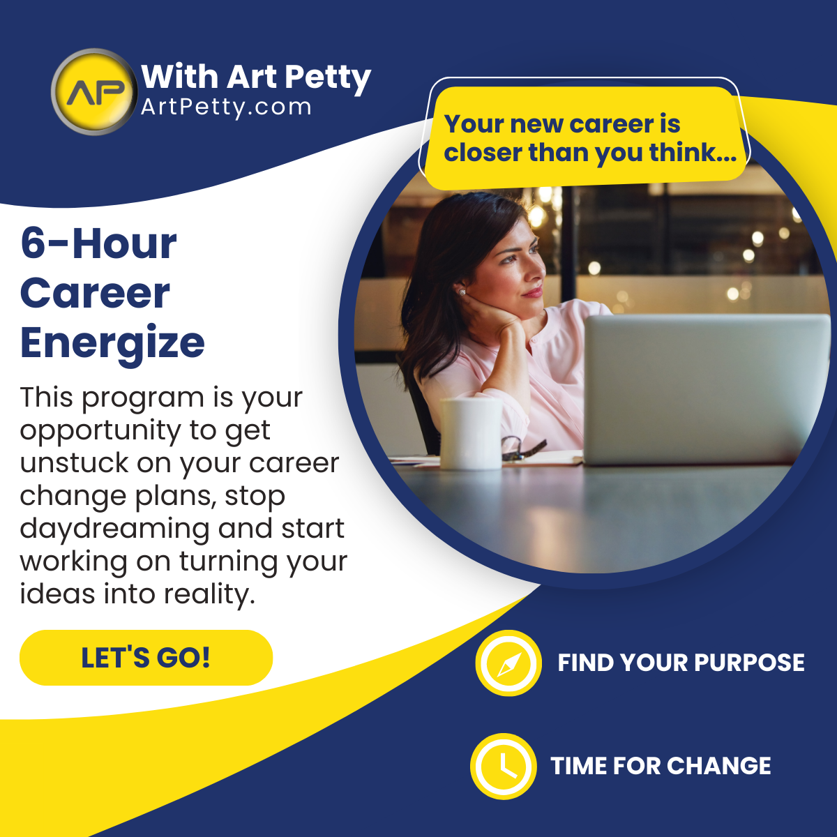 6-hour career Learn More Graphic