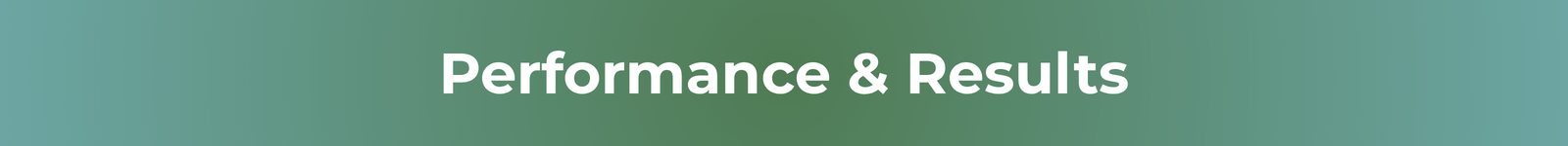 Performance and Results